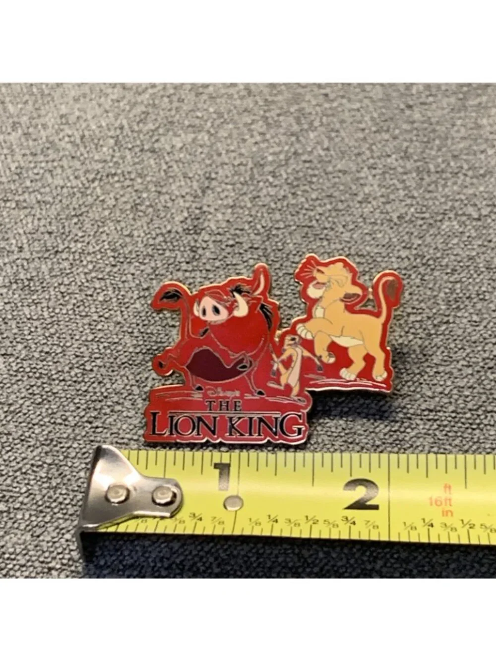 Disney Parks The Lion King Platinum Edition Release Pin Pumba & Simba 2003 KG